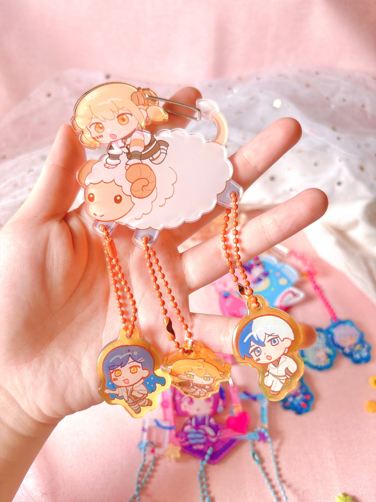 [PREORDER] Proseka Carabiner and Gummy charms set! (SHIPS JUNE)