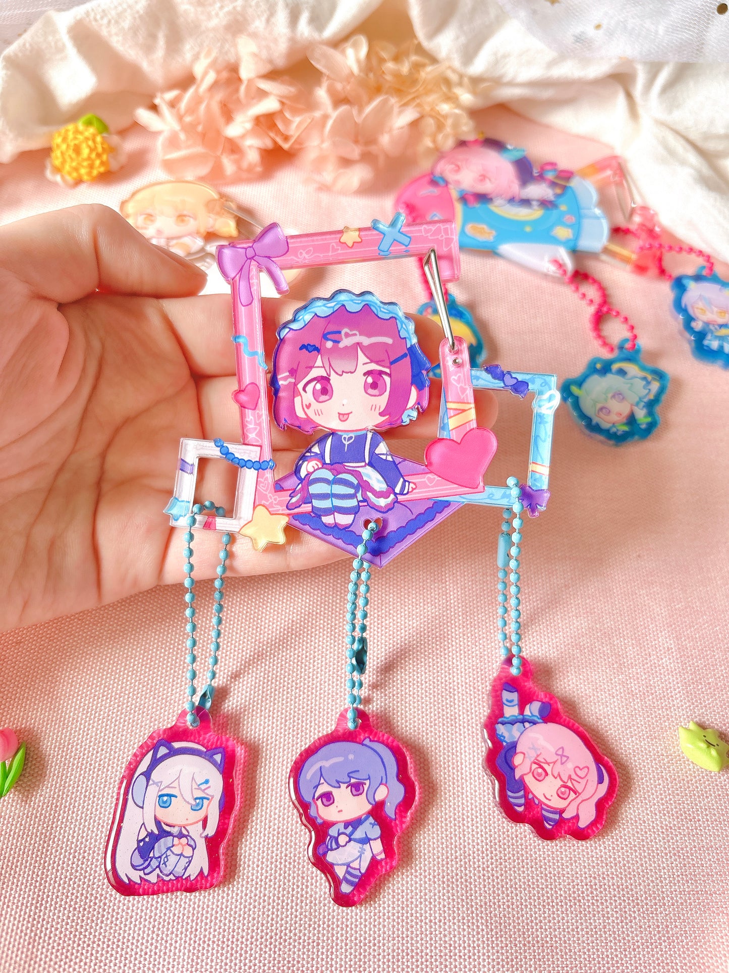 [PREORDER] Proseka Carabiner and Gummy charms set! (SHIPS JUNE)