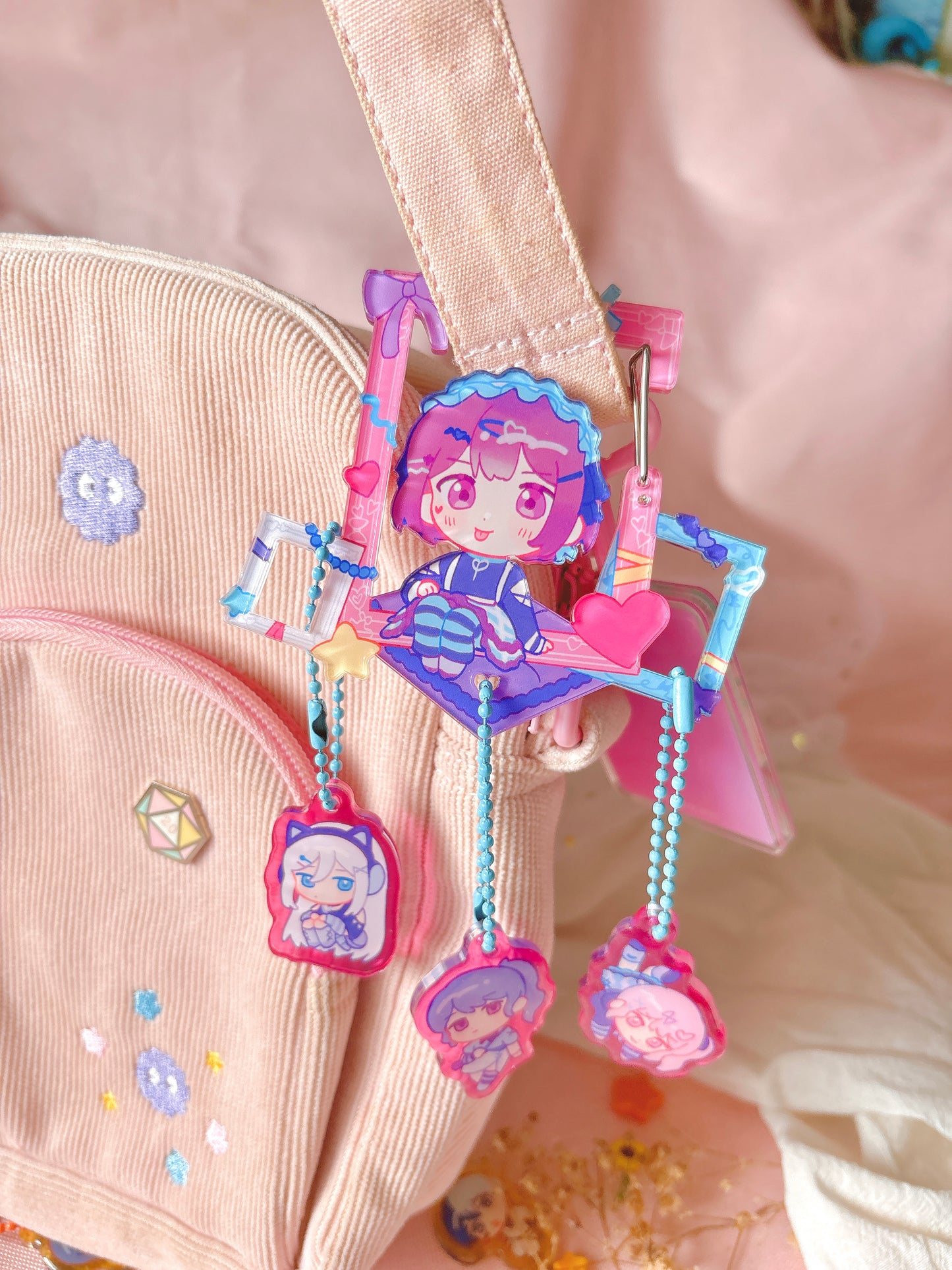 [PREORDER] Proseka Carabiner and Gummy charms set! (SHIPS JUNE)