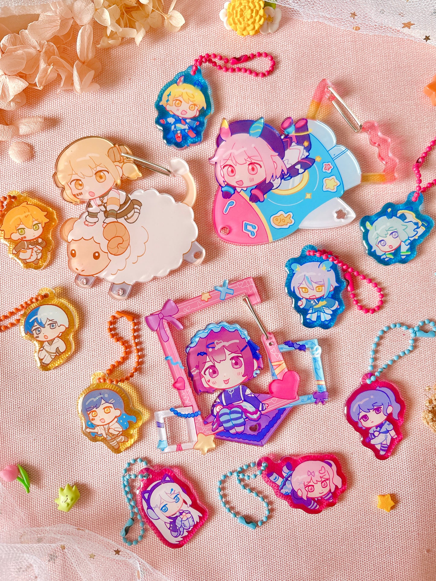 [PREORDER] Proseka Carabiner and Gummy charms set! (SHIPS JUNE)