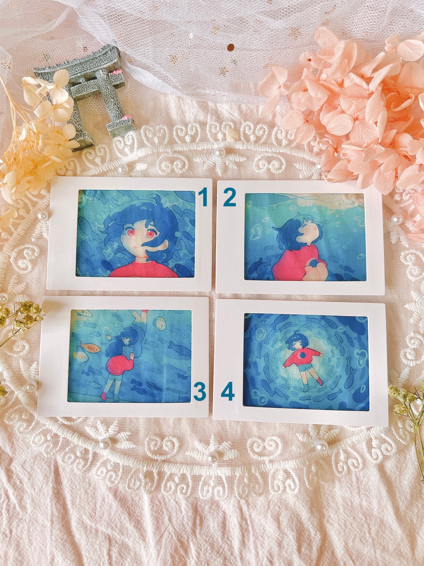Submerged Polaroids