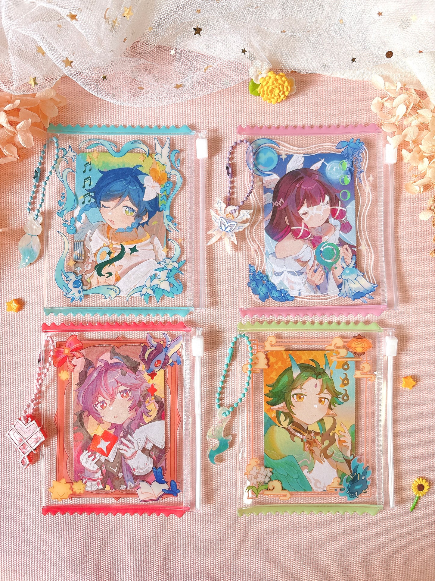 Genshin Angel/Devil Pouch Set