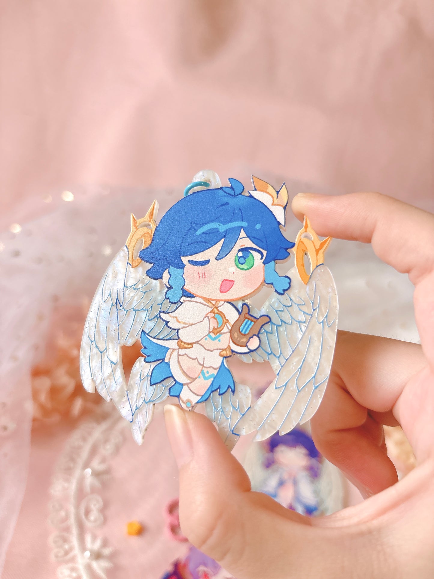 Genshin Angel/Devil Pouch Set