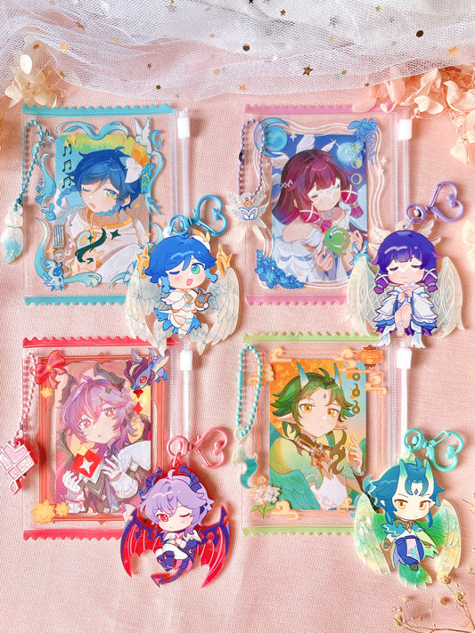 Genshin Angel/Devil Pouch Set