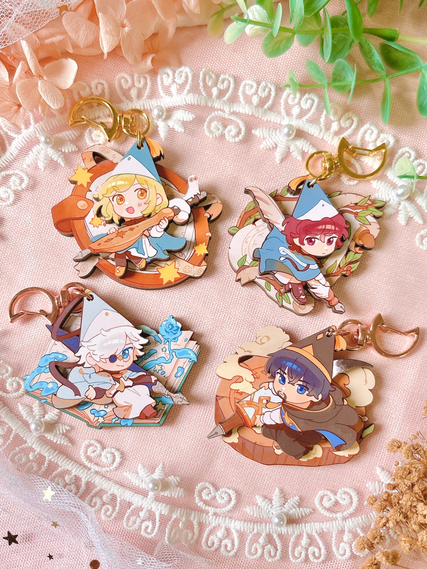 [PREORDER] WHA Wooden Charms (SHIPS SEPT)