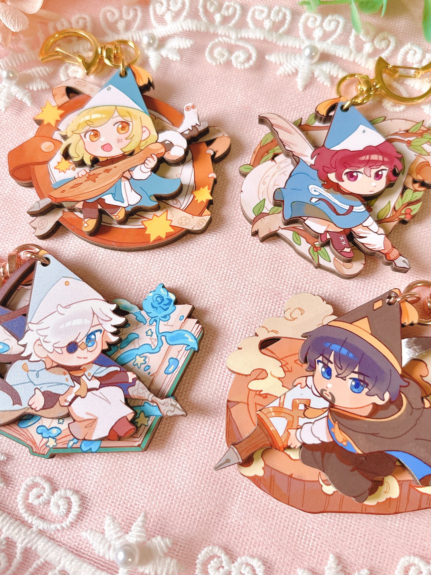 [PREORDER] WHA Wooden Charms (SHIPS SEPT)