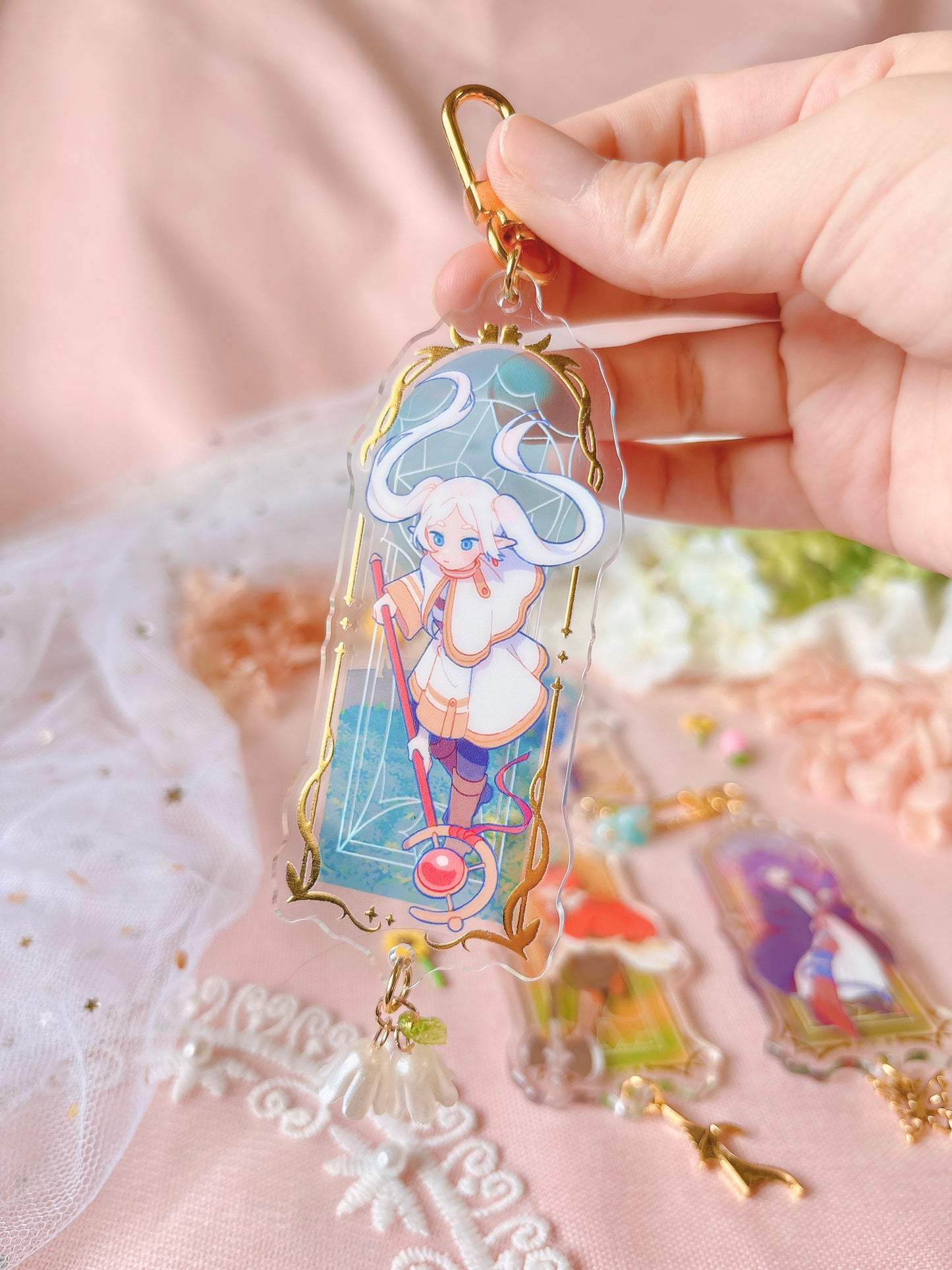 Frieren Foiled Charms