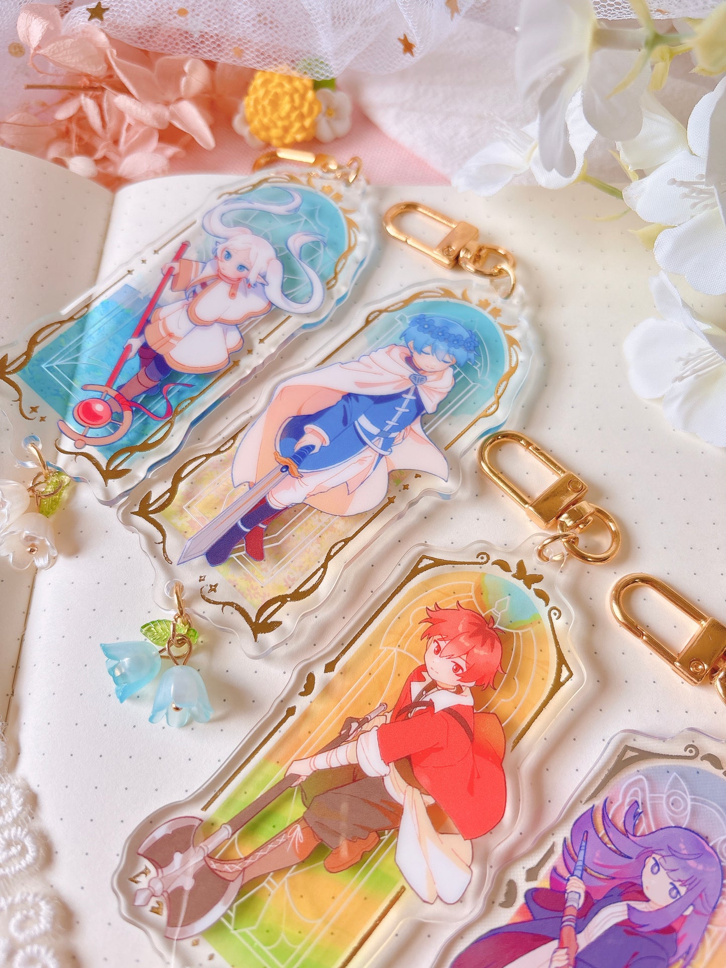 Frieren Foiled Charms
