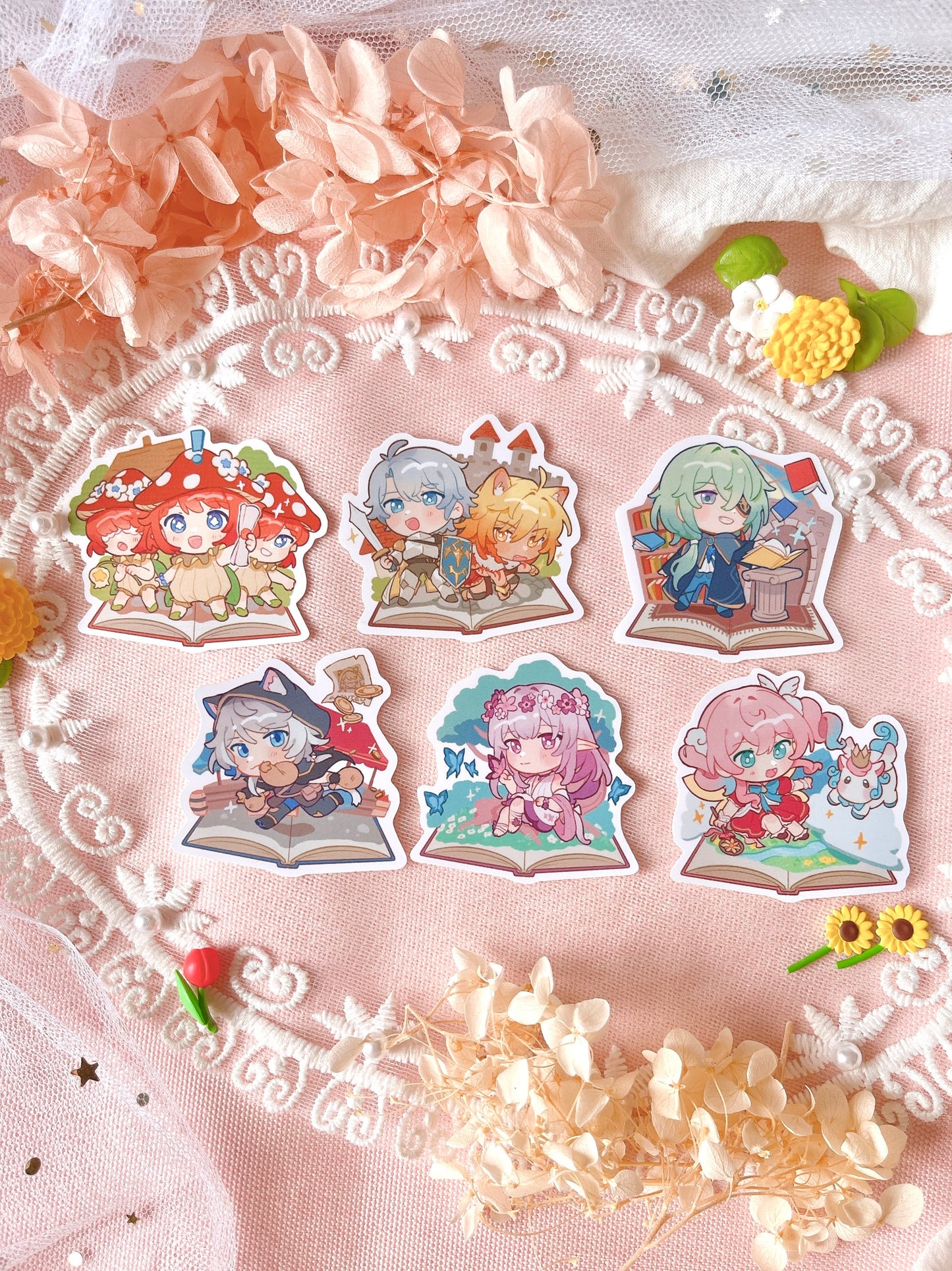 [PREORDER] HSR Amphoreus RPG Stickers (SHIPS MAR)