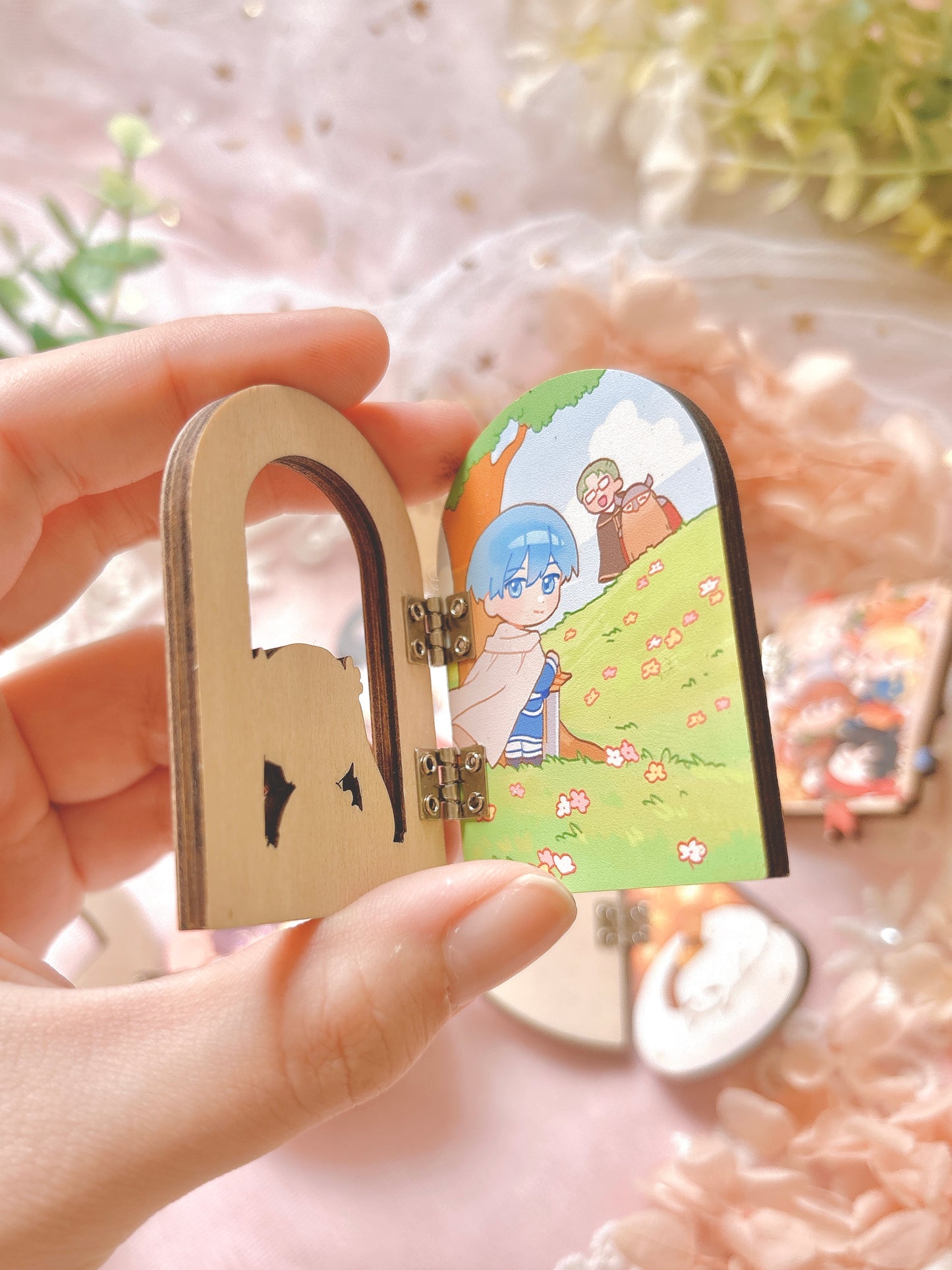 [PREORDER] Fantasy Big 3 Hinged Wooden Pins (SHIPS SEPT)
