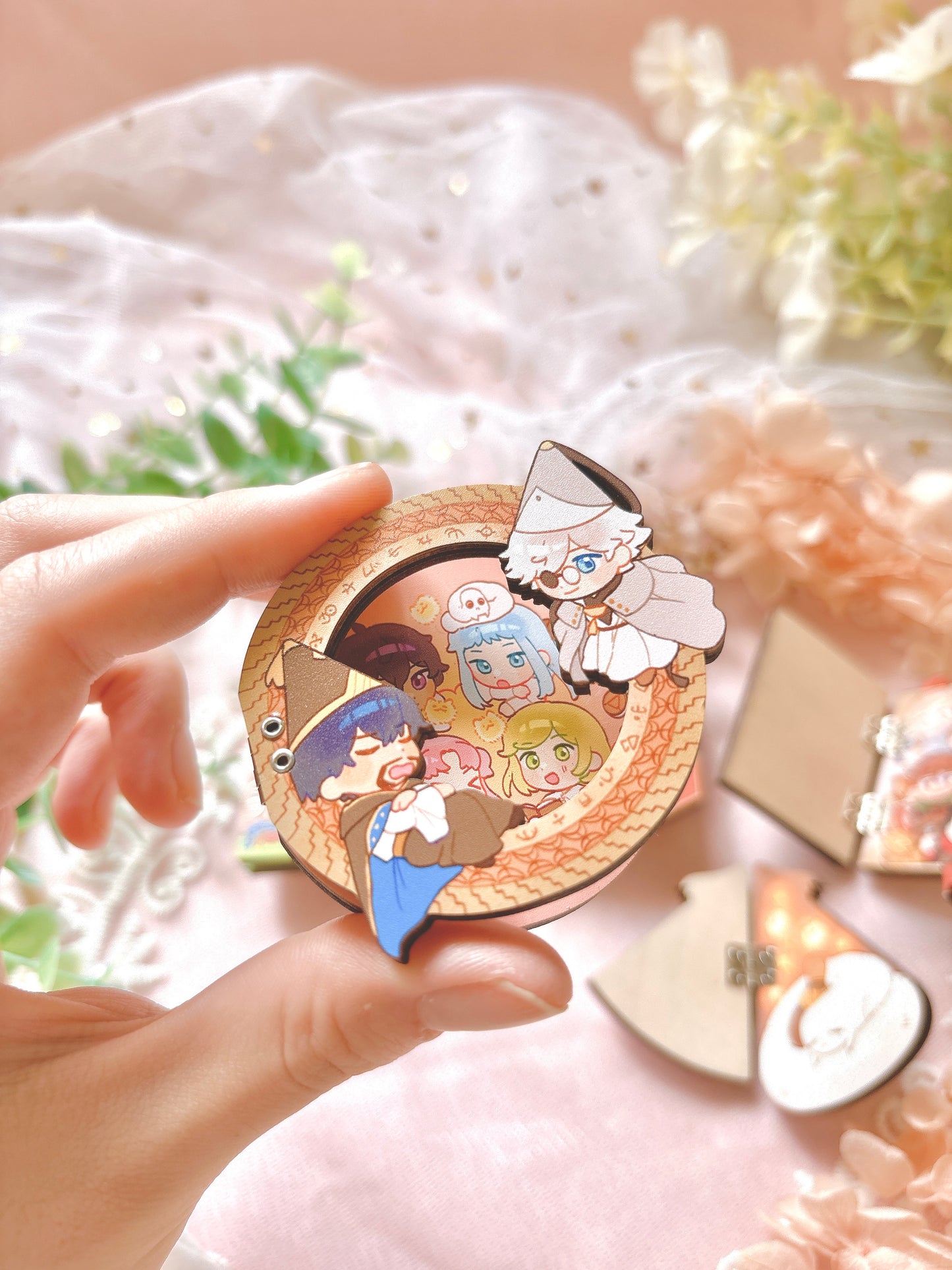 [PREORDER] Fantasy Big 3 Hinged Wooden Pins (SHIPS SEPT)